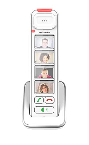 Acessório para telefone fixo SWISSVOICE 2110 Swissvoice - Telefones com fios - compatível, branco, SwissVoice