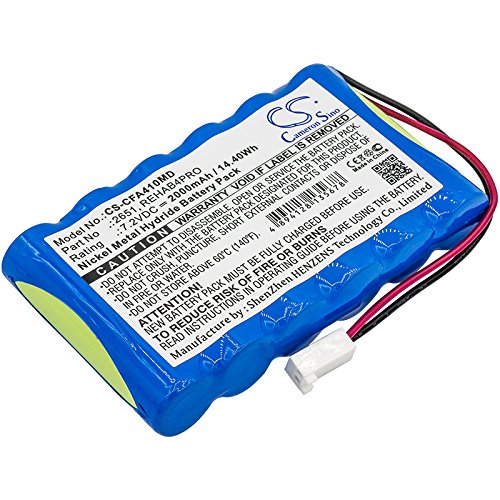 Bateria para Ferramenta de Fitness TECHTEK 2651 Techtek - Baterias para mp3 player - 7.2V, 2000mAh, 14.4Wh, ni-mh