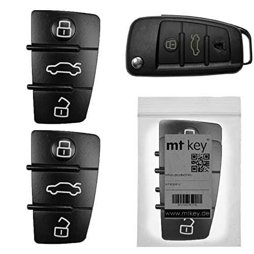 Chaveiro para Carros KWB 2x3 Botões (Audi) mt-commerce - Segurança e proteção para veículos - 2x3 botões, Audi, durável