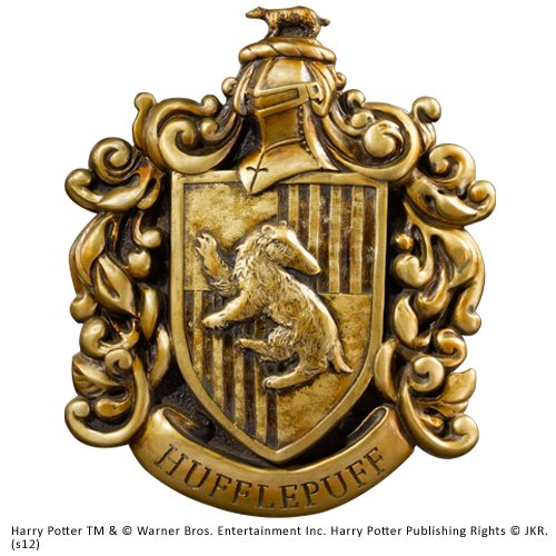 Quadro THE NOBLE COLLECTION Harry Potter - Hufflepuff The Noble Collection - Casa e jardim - quadro, Harry Potter, Hufflepuff, resina, 20x28cm