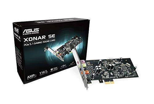 Placa de Som ASUS Xonar SE PCI-E (PCIe - 7.1) ASUS - Placas e adaptadores de áudio - pci-e, 7.1, asus