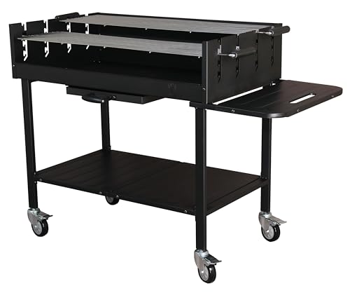 Churrasco a Carvão com Rodas Metro | Preto MCC Trading International GmbH - Aquecedores de pratos e travessas - carvão, rodas metro, preto