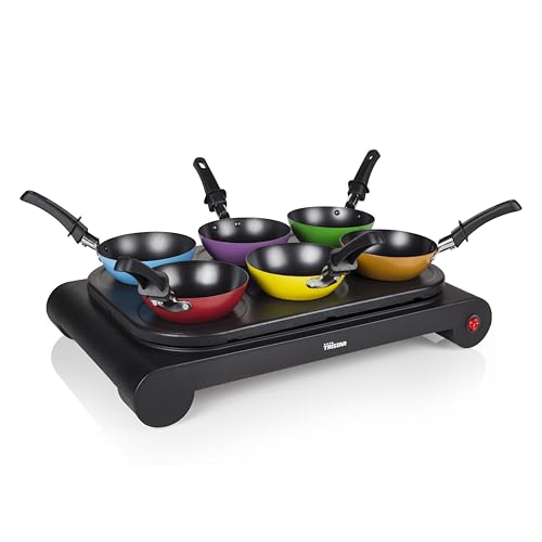 Conjunto de Panelas TRISTAR Bp-2827 (Ø 32.5 cm) Tristar - Frigideiras elétricas & woks - 32.5 cm, preto, plástico, 1000 W