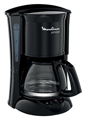 Máquina de Café Filtro MOULINEX FG1528 (6 taças) Moulinex - Cafeteiras de filtro - 6 taças, antigotas, indicador, preto