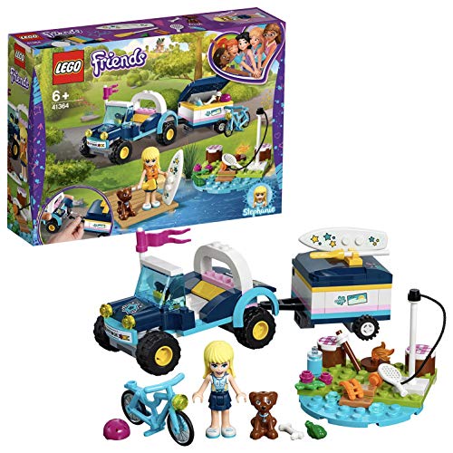 LEGO Friends 41364 Carro e Reboque de Stephanie LEGO - Blocos de encaixe - lego, friends, 41364, carro, reboque, stephanie