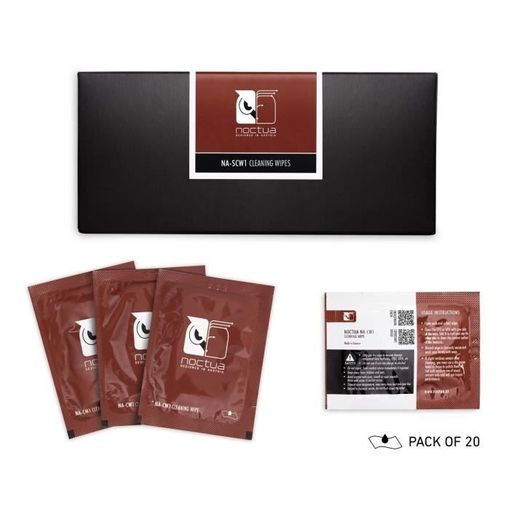 Lenço de preparação de superfícies noctua na-scw1 branco (Acessório Informática e Tel.) Noctua - Limpeza de eletrônicos - microfibra, cpu, gpu, placas base