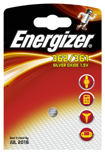 Pilhas Não Recarregáveis ENERGIZER 362 (1 unidade) Energizer - Baterias - pilha não recarregável, energizer, 362