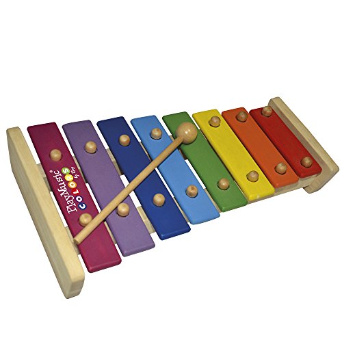 Xilofone de Madeira REIG 7048 (Idade Mínima Recomendada: 3 anos) REIG - Brinquedos - xilofone, madeira, 8 notas, 3 anos