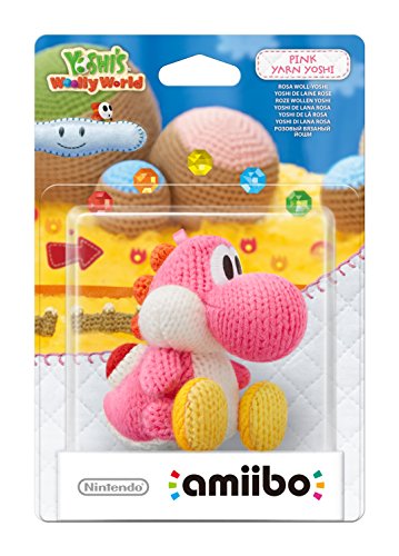 Figura de Ação NINTENDO Amiibo - Pink Yarn Yoshi Nintendo - Acessórios para consoles de videogame - nintendo, amiibo, pink yarn yoshi