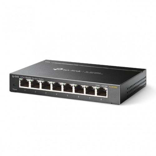Switch de rede tp-link tl-sg108s unmanaged gigabit ethernet (10/100/1000) preto (Rede) TP-Link - Concentradores e comutadores - gigabit, unmanaged, 8 portas, 1 gbps