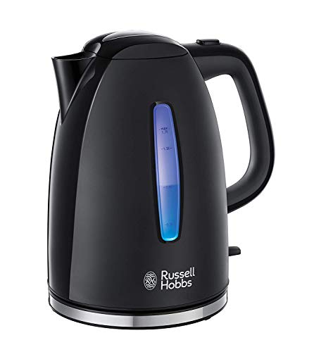 Russell Hobbs Textures+ Chaleira Elétrica 1.7 L 2400 W Preto Russell Hobbs - Eletrodomésticos de cozinha - 1.7 L, 2400 w, indicador nível água, preto