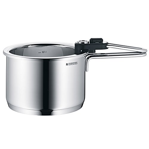 Panela de Cozer a Vapor WMF 07.3014.0010 | Aço inoxidável WMF - Panelas de pressão - aço inoxidável, 1,5 L, preto, indicador luminoso