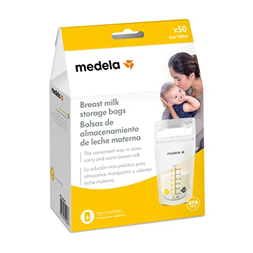 Bolsa para Leite Materno MEDELA (180ml - 50 Un) MEDELA - Recipientes de armazenamento de leite materno - 180ml, 50 unidades