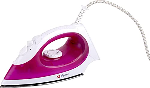 Ferro a Vapor ALPINA Zitrus (Jato vapor: 60 g/min - Base: Cerâmica) Alpina - Ferros de engomar - 2000w, cerâmica, jato vapor, auto limpeza