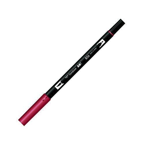 Marcador TOMBOW ABT Dual Brush Pen (Vermelho) Tombow - Marcadores e marcadores de texto - dual brush, vermelho, ponta dupla