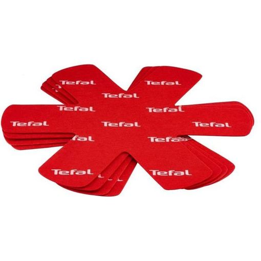 Conjunto de 4 Espetos TEFAL Ingenio (Vermelho) Tefal - Tampas para panelas e frigideiras - proteção, feltro, 38 cm, 4 peças