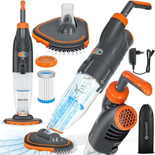 Aspirador de piscinas KESSER 8000-110 (Autonomia: 60 min - Capacidade: 15000 L) KESSER - Suprimentos de limpeza doméstica - 15000 l, 70 l/min, 60 min, 2000 mAh