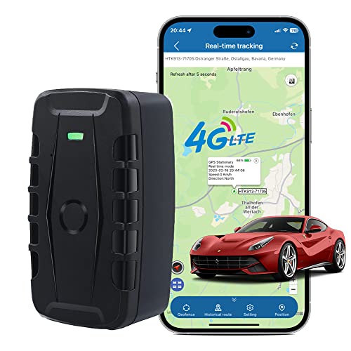 Localizador GPS Tracker Magnético para Flotilha de Veículos 4G 20000mAh TKMARS - Sistemas de navegação gps - 20000mAh, sem fios, bluetooth, 4g