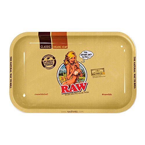 Bandeja para Rolos Raw Girl 275X175Mm ROLLING TRAY Raw - Bandejas de servir - bandeja, rolos, raw girl, 275x175mm