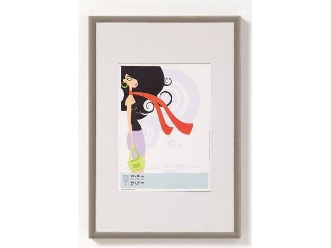 Moldura WALTHER NEW LIFESTYLE KV015B (Prateado - 30x40cm) Walther Design - Porta-retratos - plástico, prateado, 30x40cm