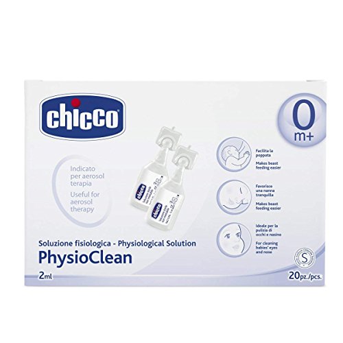 Chicco PhysioClean 20 Unidades Suero Fisiologico 2 Ml Chicco - Cuidados pessoais - suero, fisiológico, 2 ml