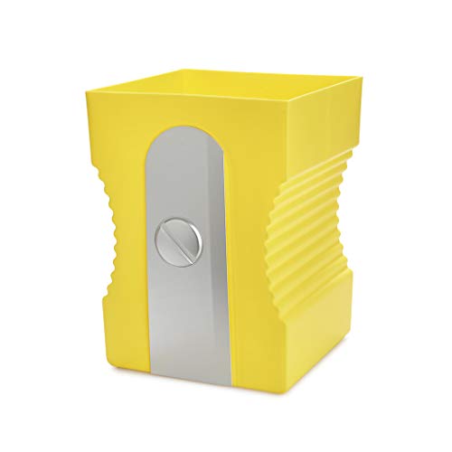 Caixa de Lixo BALVI 1000-0064 (Amarelo - Plástico) Balvi - Afia-lápis - divertido, plástico, amarelo, 29x21,5x21 cm