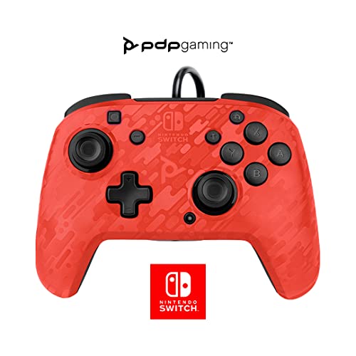 Comando Nintendo Switch PDP Face Off (Vermelho) PDP - Controladores de jogo - nintendo switch, ps4, PS3, ps2, xbox one, pc