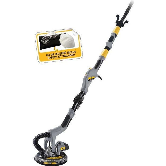 Lixadora de Teto PEUGEOT TECHNOLOGIES Energysand 225 Peugeot - Lixadeiras - 810 W, 225 mm, velcro, 600-1500 rpm, coletor de pó, iluminação LED