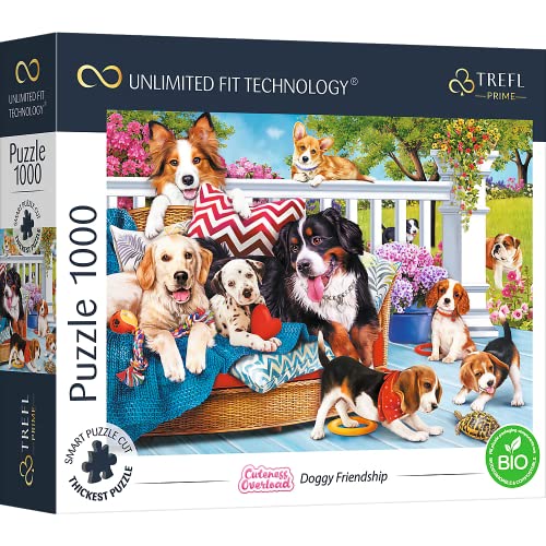 Puzzle TREFL Prime 1000 Peças Animais (Idade Mínima: 12 Anos) Trefl - Quebra-cabeças - 1000 peças, animais, cartão, idade mínima 12 anos