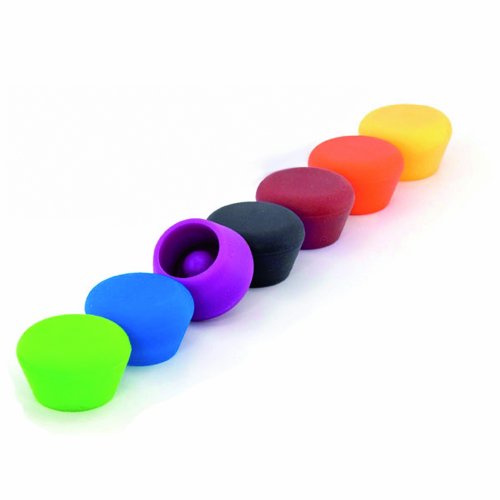 Tampa de vidro para garrafa de água PULLTEX Pulltex - Rolhas de garrafa e conservadores - silicone, hermético, conservação, fácil de abrir