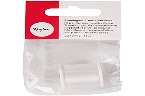 Fio para Tecido RAYHER 89300100 (Branco) RAYHER HOBBY - Fibras para artesanato - nylon, branco, 6-12 anos