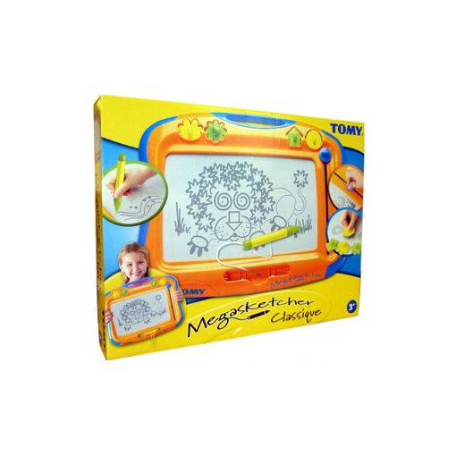 Brinquedo de Trabalhos Manuais TOMY Magnettafel (Idade Mínima: 3) TOMY - Brinquedos de arte e desenho - quadro mágico, criatividade, apaga-se automaticamente, caneta fina ou grossa