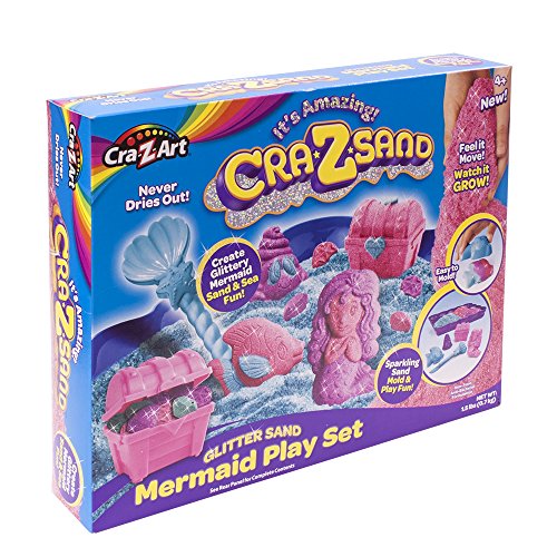 Areia para Construção CRÁ-Z-SAND Sirene Toy Partner - Materiais de arte e artesanato - areia, construção, crá-z-sand, sirene, não escorrega, não se molha