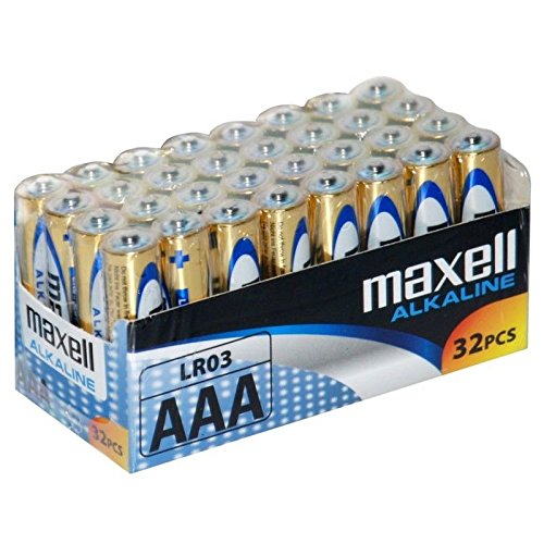 Pilha Não-Recarregável MAXELL 790260 (Alcalino - 1.5 V) Maxell - Baterias de uso geral - alcalino, 1.5 V, lr03, 32 unidades
