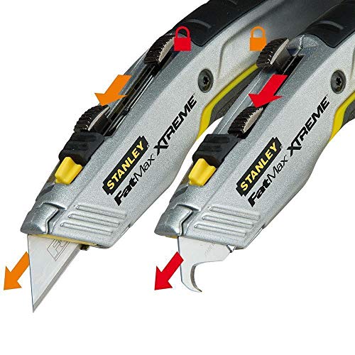 Faca de Cozinha STANLEY Fatmax 100 mm STANLEY - Facas de utilidade - 100 mm, preto, prateado, plástico