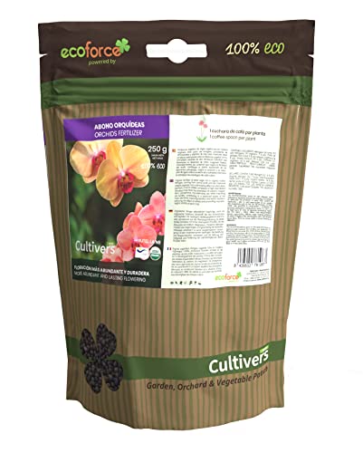 Abonos para Plantas Ornamentais CULTIVERS 250G Ecoforce - Adubos - 250g, nutrientes, flores coloridas, ornamentais