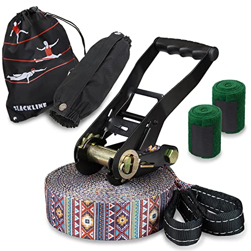 Alpidex Slackline Set 15 M + Proteção De Árvore E Trinque ALPIDEX - Cabos e cordas de hardware - slackline, 15m, proteção árvore, trinque