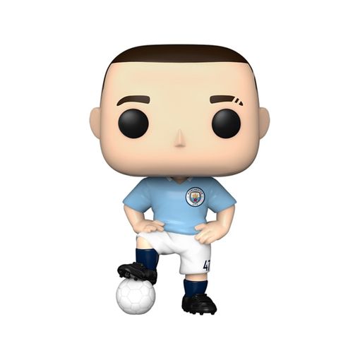 Figura FUNKO Pop! Football: Manchester City- Phil Foden Funko - Brinquedos - vinil, 9 cm, caixa original