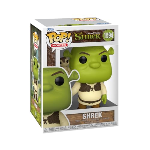 Figura FUNKO POP! Movies: Shrek Dreamworks 30Th - Shrek with Snake Funko - Bonecos de ação e brinquedo - shrek, snake, vinil, ecológica