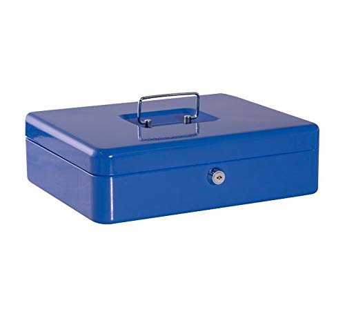 Caixa de Arrumação BTV Serie Ahorro (Azul) BTV - Caixas de dinheiro - aço resistente, bandeja moedas, cores variadas