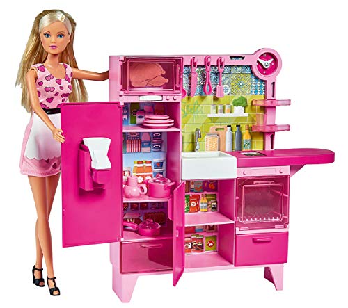 Boneca STEFFI LOVE Chef (Idade Mínima: 3 anos) SIMBA - Cozinhas de brinquedo e alimentos de brincar - cozinha, máquina de gelados, acessórios, utensílios