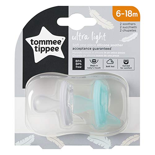 Conjunto de chuchas TOMMEE TIPPEE Silicone (2 un) Tommee Tippee - Cuidados com a higiene oral - tetina anatômica, ultra-ligas, ventilada, reversível