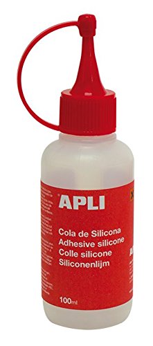 Adesivos APLI Adesivo 100 Ml (12 Unidades) APLI - Adesivos e ímãs para artesanato - 100 ml, silicone, retificável, escolar