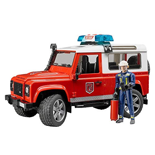 Jipe de Brincar BRUDER Land Rover Defender Station Wagon Vermelho Bruder - Brinquedos - brinquedo, land rover defender, vermelho