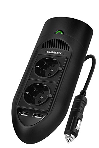Adaptador e transformador DURACELL DRINV15-EU Duracell - Transformadores de voltagem e reguladores - interior, dc1-dc2, universal, preto