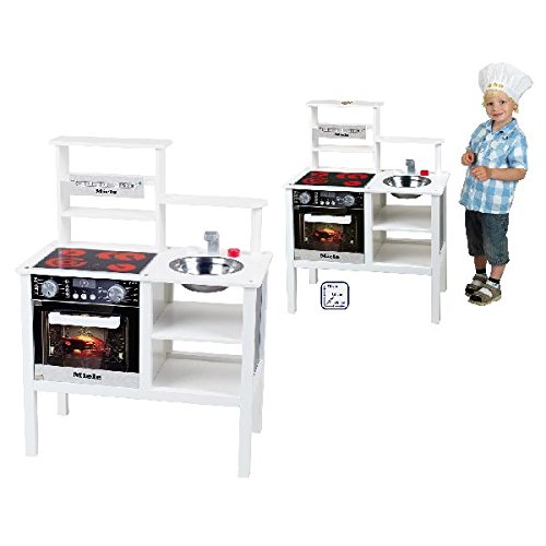 Cocina de Brincar KLEIN Miele (Idade Mínima Recomendada: 3 anos) Theo Klein - Cozinhas de brinquedo e alimentos de brincar - madeira, branco, 3-6 anos