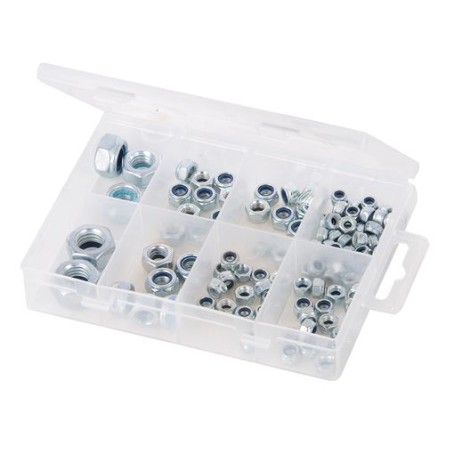 Conjunto de Parafusos e Porcas FIXMAN 742547 (108 peças) FIXMAN - Porcas e parafusos - 108 peças, variedade de tamanhos, porcas planas, parafusos, estojo de armazenamento