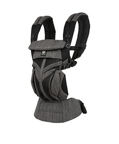 Mochila ERGOBABY Omni 360 Cool Air Mesh Preto Ergobaby - Móveis para bebês e crianças pequenas - ergonômico, cool air mesh, organização, portátil