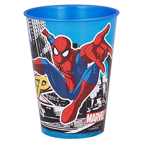 Garrafa Reutilizável SPIDERMAN (Plástico - 7,5 x 8 cm) Stor - Copos - reutilizável, 7,5 x 8 cm, 300ml