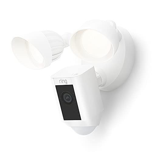 Câmara de segurança RING Floodlight Cam Wired Plus - White Ring - Câmeras de vigilância - câmara segurança, floodlight cam wired plus, sensor passivo infravermelho, visão noturna, resolucao maxima, campo visão horizontal